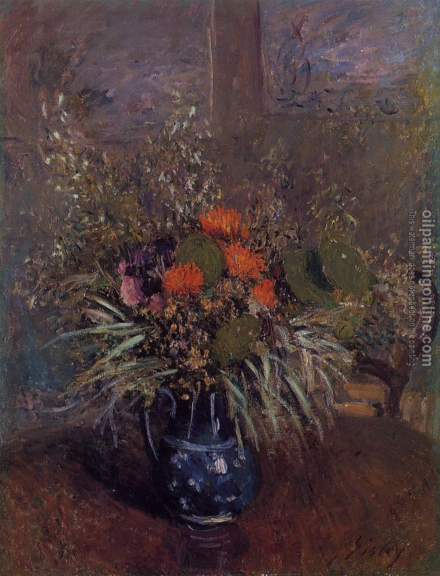 Sisley, Alfred - Bouquet of Flowers